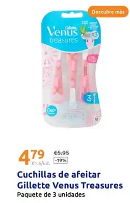 Action Cuchillas de afeitar Gillette Venus Treasures oferta