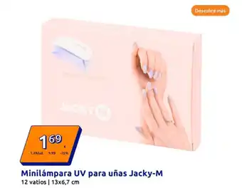 Action JACKY M Minilámpara UV para uñas oferta