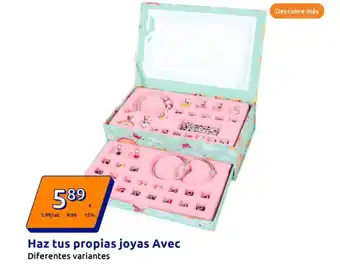 Action Haz tus propias joyas Avec oferta