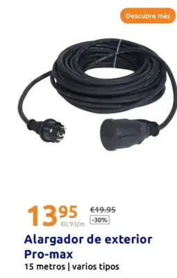 Action Alargador de exterior Pro-max oferta