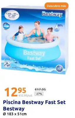 Action Piscina Bestway Fast Set Bestway oferta