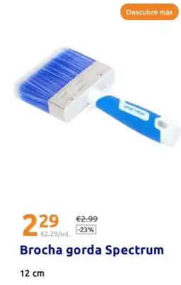 Action SPECTRUM Brocha gorda  12 cm oferta