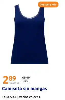 Action Camiseta sin mangas oferta