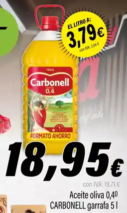 Cash Ifa CARBONELL Aceite oliva 0,40 garrafa oferta
