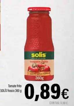 Cash Ifa SOLÍS Tomate frito frasco oferta