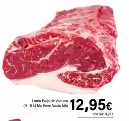 Cash Ifa Lomo Bajo de Vacuno (4-5 k) Mc Keen Vacío oferta