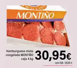 Cash Ifa MONTIÑO Hamburguesa mixta congelada oferta
