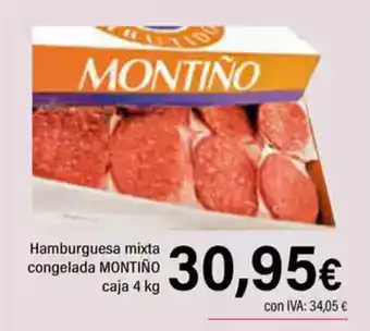 Cash Ifa MONTIÑO Hamburguesa mixta congelada oferta