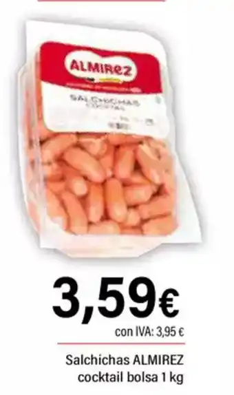 Cash Ifa ALMIREZ Salchichas cocktail bolsa oferta