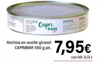 Cash Ifa CAPRIMAR Anchoa en aceite girasol oferta