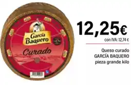 Cash Ifa GARCÍA BAQUERO Queso curado pieza grande oferta