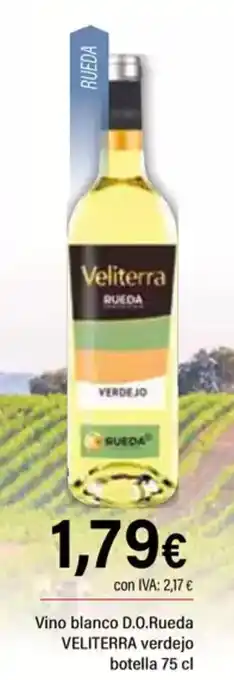 Cash Ifa VELITERRA  Vino blanco D.O.Rueda verdejo oferta