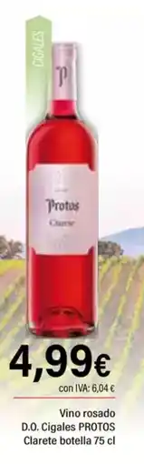 Cash Ifa PROTOS Vino rosado D.O. Cigales Clarete oferta