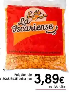 Cash Ifa LA ISCARIENSE Pulguito rojo oferta