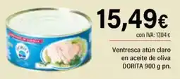 Cash Ifa DORITA Ventresca atún claro en aceite de oliva oferta