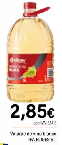 Cash Ifa IFA ELIGES Vinagre de vino blanco oferta