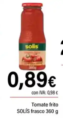 Cash Ifa SOLÍS Tomate frito frasco oferta