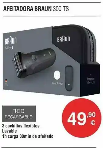Milar Afeitadora Braun 300 Ts oferta