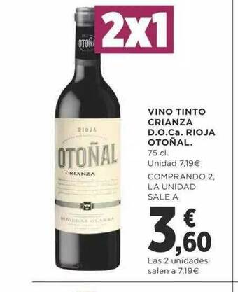 Supercor Vino Tinto Crianza D.o.ca. Rioja Otoñal oferta