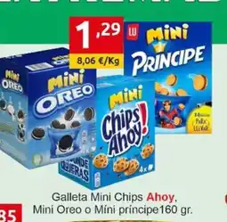 Supermercados Extremadura Galleta Mini Chips Ahoy, Mini Oreo o Míni príncipe oferta