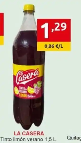Supermercados Extremadura LA CASERA Tinto limón verano oferta