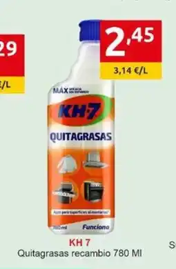 Supermercados Extremadura KH 7 Quitagrasas recambio oferta