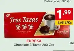 Supermercados Extremadura EUREKA Chocolate 3 Tazas oferta