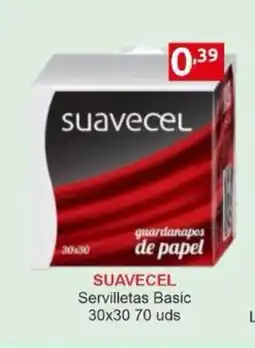 Supermercados Extremadura SUAVECEL Servilletas Basic oferta