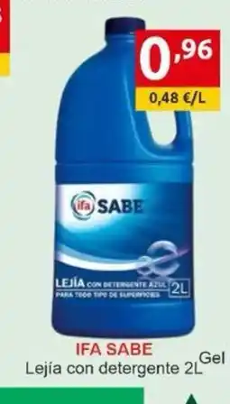 Supermercados Extremadura IFA SABE Lejía con detergente oferta