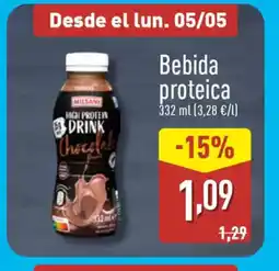 ALDI Bebida proteica oferta