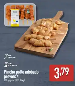 ALDI Pincho pollo adobado oferta