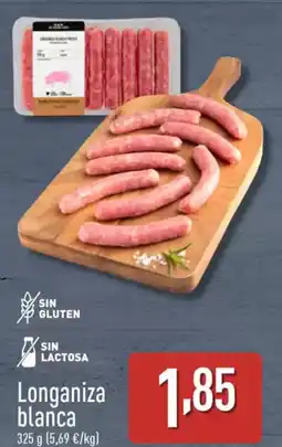 ALDI Longaniza blanca oferta