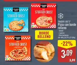 ALDI TRADER JOE'S Pizza con borde relleno oferta