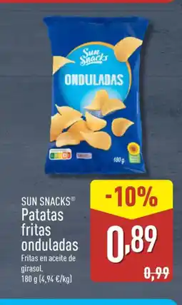 ALDI SUN SNACKS Patatas fritas onduladas oferta