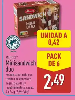 ALDI MUCCIⓇMinisándwich dúo oferta