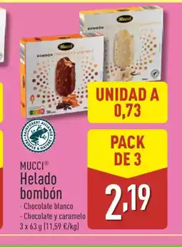 ALDI MUCCI Helado bombón oferta