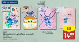 ALDI DISNEY Sábana encimera y funda de almohada oferta