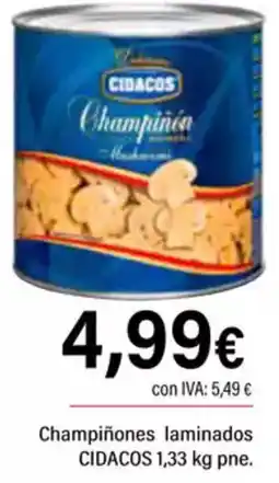 Cash Ifa CIDACOS Champiñones laminados oferta
