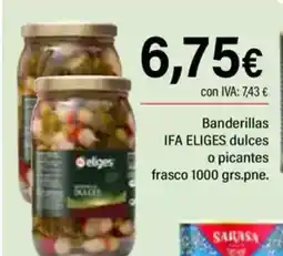 Cash Ifa IFA ELIGES Banderillas dulces o picantes frasco 1000 grs.pne. oferta