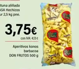 Cash Ifa DON FRUTOS Aperitivos konos barbacoa oferta