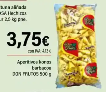 Cash Ifa DON FRUTOS Aperitivos konos barbacoa oferta