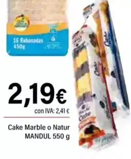 Cash Ifa MANDUL Cake Marble o Natur oferta