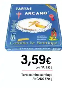 Cash Ifa ANCANO Tarta camino santiago oferta