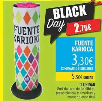 Hipercohete Fuente Karioca oferta