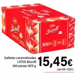 Cash Ifa LOTUS Galletas caramelizadas Biscoff 300 piezas oferta