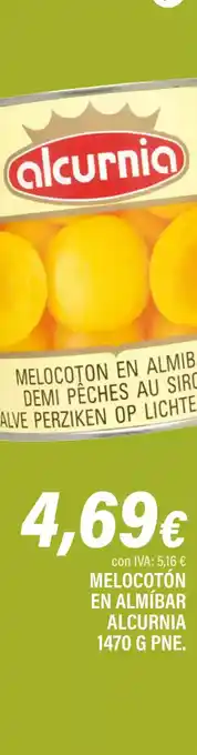 Cash Ifa ALCURNIA Melocotón en almíbar oferta