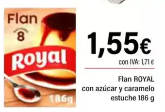 Cash Ifa ROYAL Flan con azúcar y caramelo estuche oferta