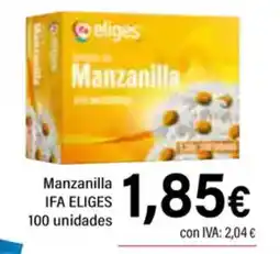 Cash Ifa IFA ELIGES Manzanilla 100 unidades oferta