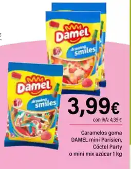 Cash Ifa DAMEL Caramelos goma mini Parisien, Cóctel Party o mini mix azúcar oferta