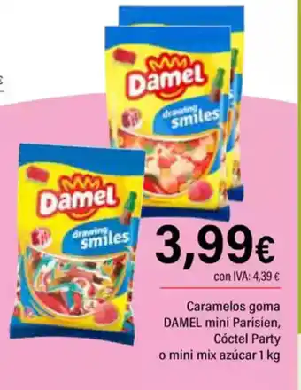 Cash Ifa DAMEL Caramelos goma mini Parisien, Cóctel Party o mini mix azúcar oferta